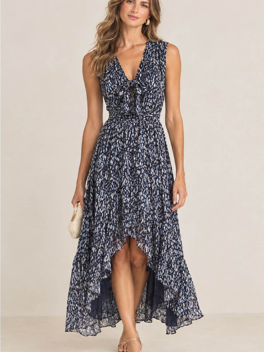 Ramy Brook Berlin High-Low Maxi Dress XS